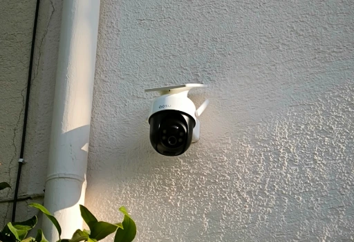 Caméra de vidéosurveillance connectée avec détection de mouvement
